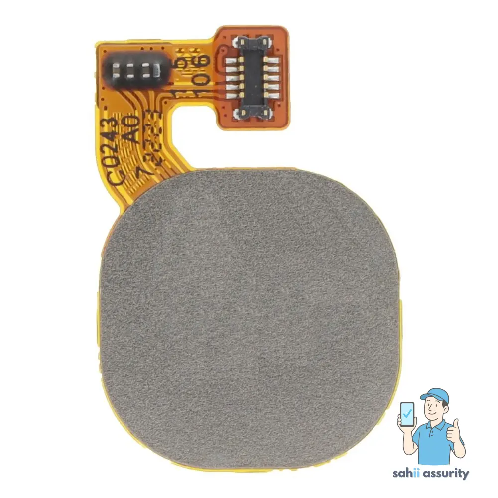 Fingerprint Sensor with Flex Cable for Tecno Spark 7T Black thumbnail